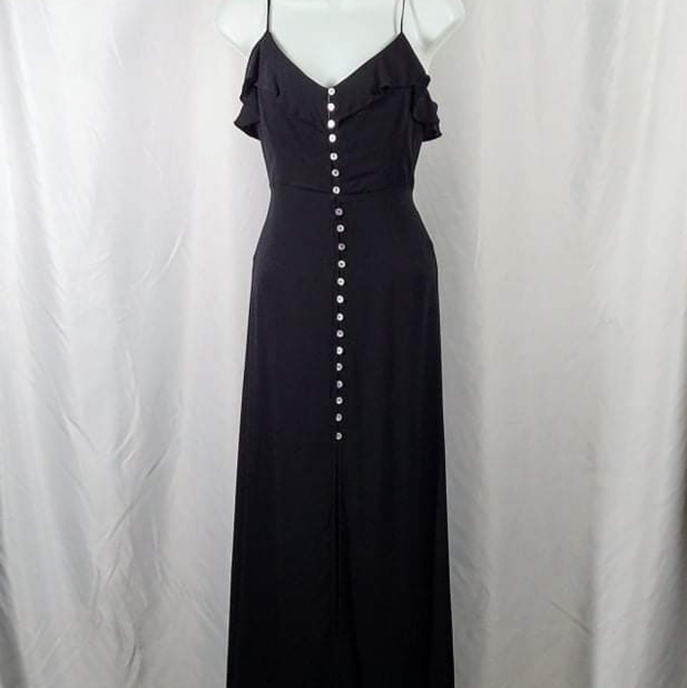 Forever 21 full lenth button down dress size medium